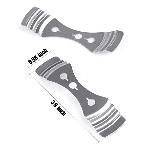 Dingpai 25Pcs Metal Candle Wick Holder, Silver Stainless Steel Candle Wick Centering Devices For Candle Making #TOP1