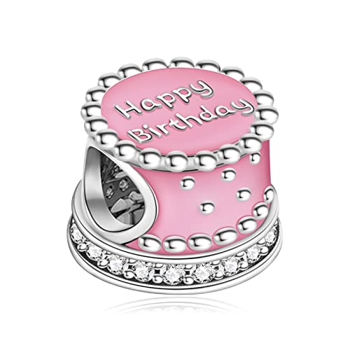 Image of Mothers Day Birthday Number Love Family Friendship Graduation Auntie Grandma Dad Mom Charms for Pandora Bracelets Necklaces, Gifts Women, for Anniversary Valentines Christmas