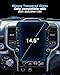 WEIPIN For Glossy Tempered Glass 2025 2026 Dodge Ram 1500 2500 3500 14.4 Inch Touchscreen Screen Protector - Ram 1500 2500 3500 (Uconnect Laramie,Rebel/Limited/Limited Longhorn/Tungsten Uconnect 5)