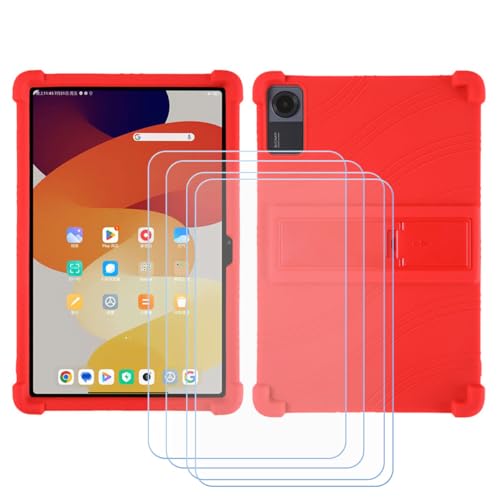 Étui TCL Tab A1 Plus contre les bris d'écran avec 4 verres 12,2"
