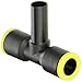 Legris 3188 06 00 Nylon Push-to-Connect Fitting, Plug-in Tee, 6 mm Tube OD