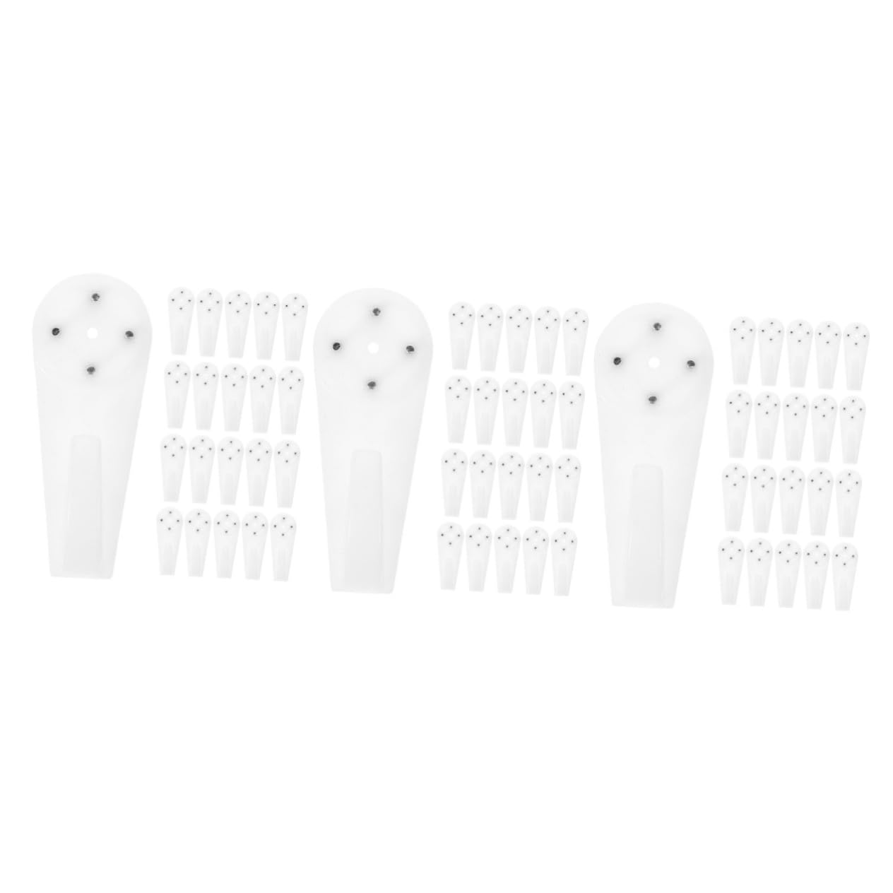 Accrocher sans trou grâce aux fixations murales invisibles adhésives Abaodam 150 pcs