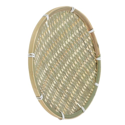 BESPORTBLE Woven Fruit Basket Tray Practical Storage for Camping Home and Office Durable and Safe Material for Fruits Snacks and More