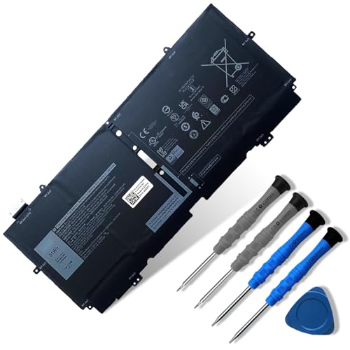 Image of 51Wh 52TWH Laptop Battery Replacement for Dell XPS 13 7390 2-in-1 Series Notebook P103G P103G001 P103G002 MM6M8 XX3T7 0MM6M8 0XX3T7 6375mAh 7.6V 4-Cell