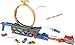 Hot Wheels Transporter Truck Mobile Playset Large Loop Collapsible Launcher Room for 18 Die-Cast 1:16 Vehicles Ages 3 and Up