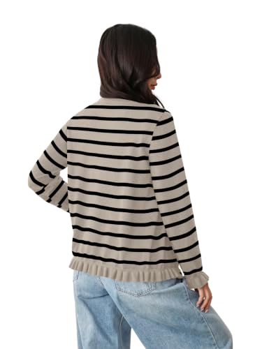 OFEEFAN Cardigan Sweaters for Women Trendy Fall Outfits Long Sleeve Shirts - image 5