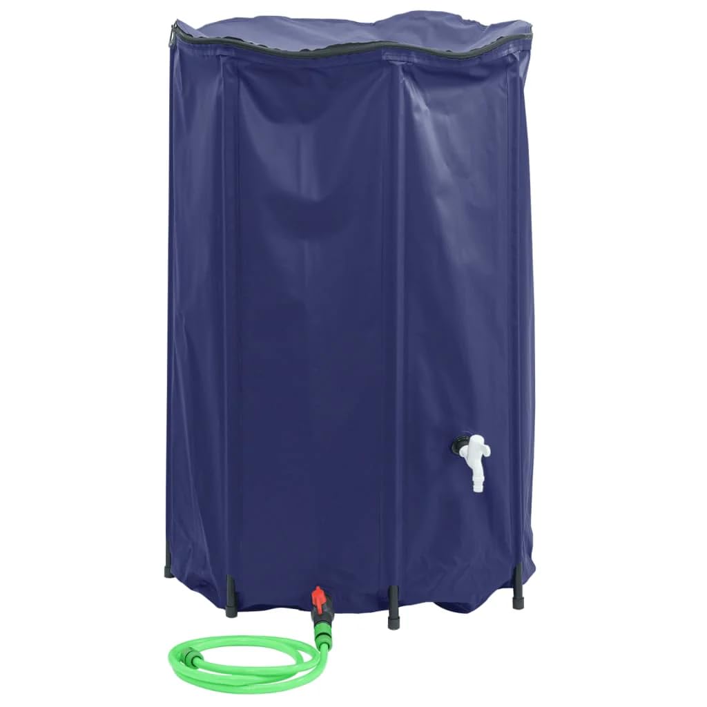 vidaXL Water Tank with Tap Foldable 1000 L PVC