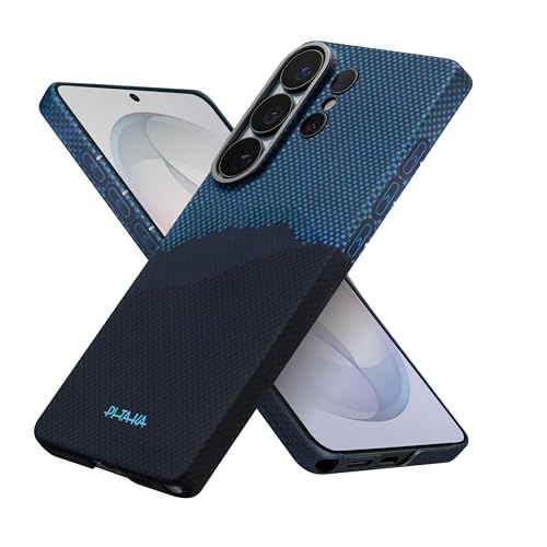 pitaka for S26 Ultra Case, 6.9 Inch, Compatible with MagSafe, Ultra-Slim Samsung Galaxy S26 Ultra Case with Aaron Button, 1500D Aramid Fiber Woven [Edge Case - Over the Horizon]