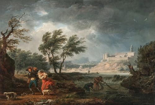 Tableau Midi de Claude Vernet 60x90cm poster impression sur toile