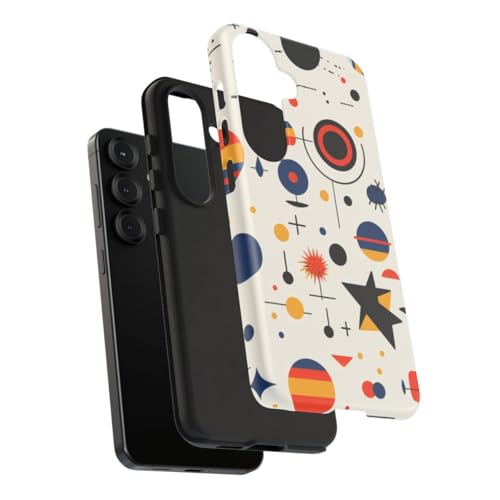Coque Samsung S25 motif céleste abstrait rigide mate