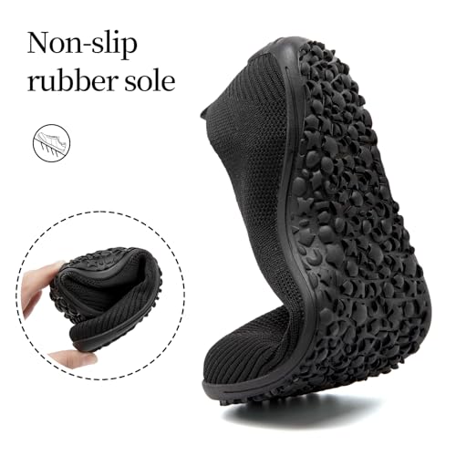 Women's Barefoot Shoes Lightweight Slip On Walking Shoes Breathable Zero Drop Sneakers for Outdoor Casual Tennis Fashion4