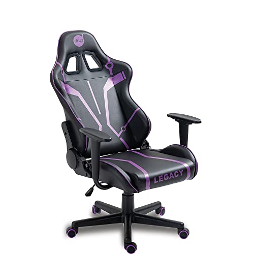 Cadeira Gamer Legacy Series, Preto/Roxo