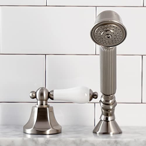 Douchette à main Kingston Brass KSK4308PLTR avec jet orientable et inverseur robuste