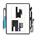 Screen Replacement for iPad Pro 12.9 3rd Gen Touch Screen Panel Digitizer Glass Repair Kits Compatible with for iPad Pro 12.9 A1876 A2014 A1895 A1983 with Tempered Glass and Tools(Not LCD)