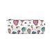 Produktbild Handgemalte Art niedlichen schwimmenden Zylinder Kosmetiktasche Small Travel Organizer Pencil Case