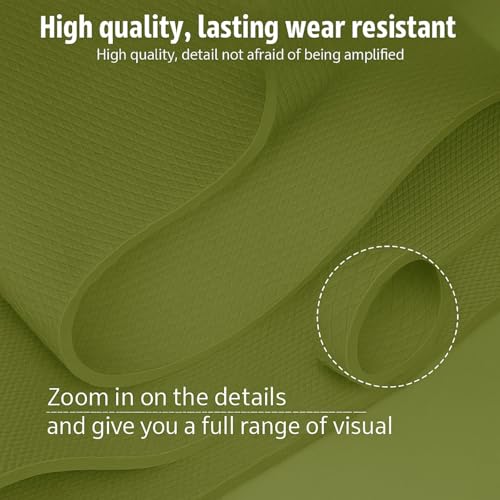 Image of Yoga Mats For Women Yoga Mat For Men Exercise Mat For Home Gym Mat Anti Slip YogaMate 4mm Workout Mat YogaMat For Kids Yoga Mate Gym Mats - Grey, Ethylene Vinyl Acetate (Olive)