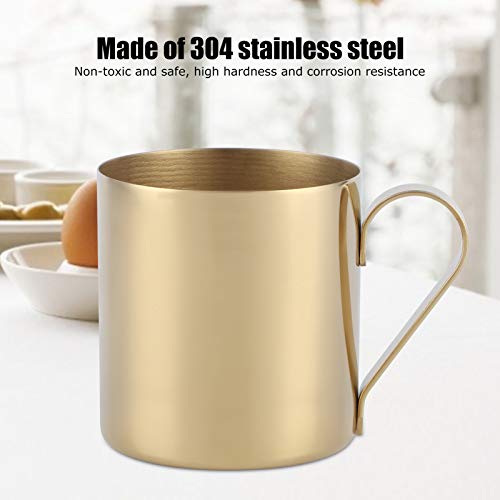 watermok, glad oppervlak 304 roestvrij staal cocktailbeker, hoge hardheid drinkgerei voor het drinken van bier, koffie, water home bar (gouden) - Image 3