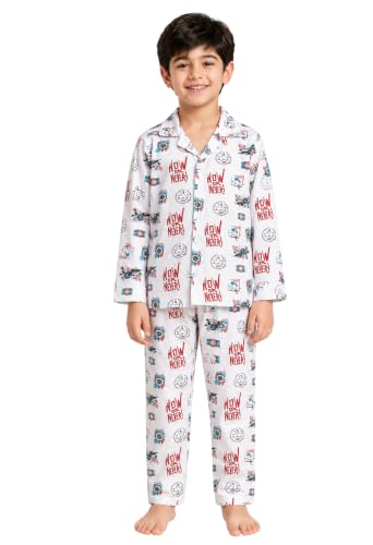 Image of 3BROS Kid's Pure Cotton Full Sleeves Night Suit /Dress for Boys /Girls Full Pajama & Top Sleep Suit Combo Set