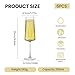 TOLASTO Champagner Gläser 6er-Sektgläser Set 255ml – Eleganter Champagnerkelch ideal für Sekt & Prosecco, Spülmaschinenfest Modern