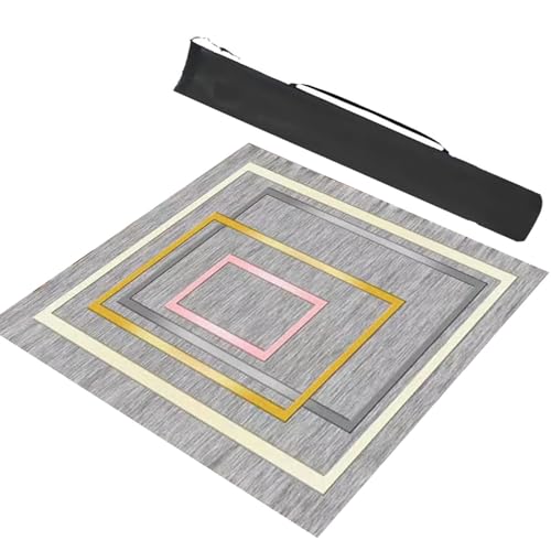 Mahjong Table Mat, Anti-Slip Playmat 80x80 cm