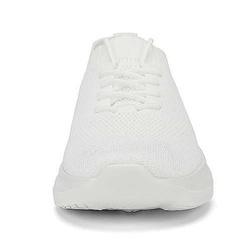 Image of Casbeam Mens Running Shoes Comfortable Lightweight Breathable Walking Shoes Lace-up Shoes Mesh Workout Casual Sports Shoes