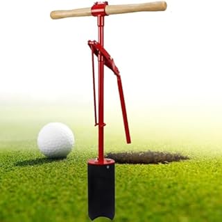 Cortador de agujeros de golf, máquina perforadora de acción de palanca con mango para una fácil instalación, perfecto para poner verdes en el patio trasero al aire libre