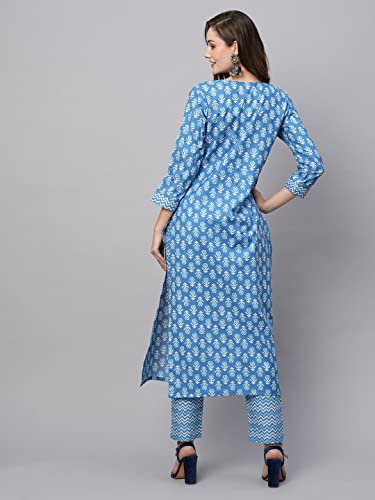 Image of ANNI DESIGNER Women's Cotton Kurta with Pant