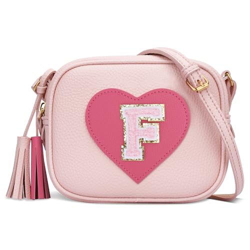 Image of KKXIU Birthday Gifts for Girls Initial Toddler Purse Cute Kids Crossbody Bag