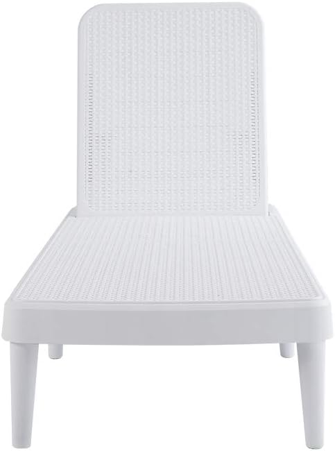 Lagoon Tahiti Rattan Sun Lounger - White