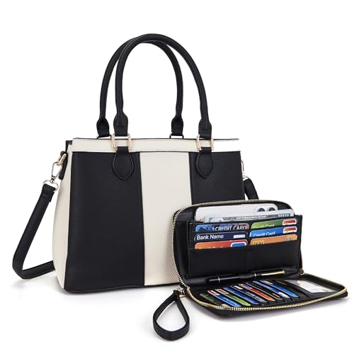 Image of Purses and Wallet Set for Women Crossbody Top Handle Tote Satchel PU Leather Shoulder Bags