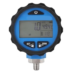 Eujgoov Digitales Druckmessgerät mit LCD-Display