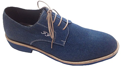 Zapatos de cordones de tela color jeans: comodidad ligera y ajuste perfecto talla 6 UK