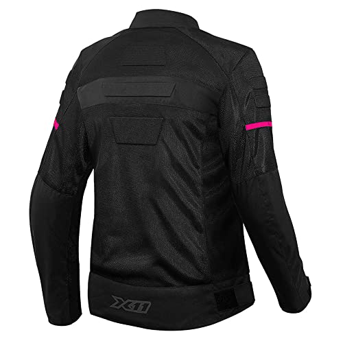 Jaqueta X11 Super Air Com Proteção Feminina Motociclista Motoqueira (as2, alpha, l, regular, regular