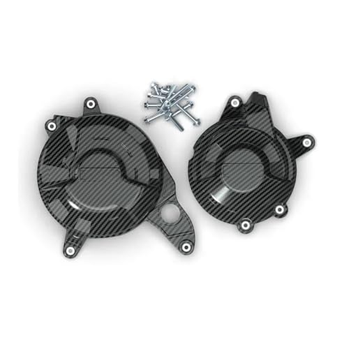 Cubierta motor motocicleta anticolisión con acabado carbono para Multistrada V4 Rally 22-24