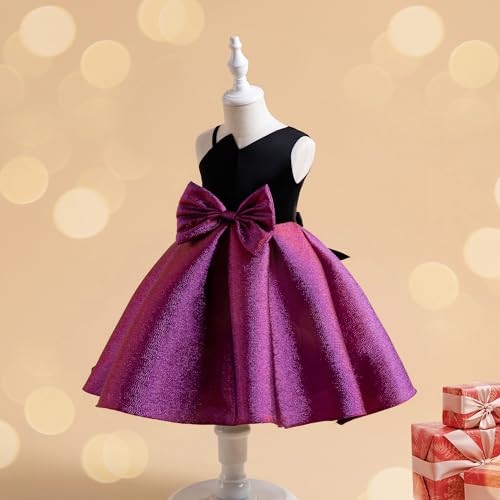 Girls Dresses Princess Dress Birthday Dress Party Dress Shinning Dress One Shoulder Dress3