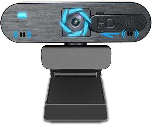 HD Webcam with Microphone for PC 1080p Cover Slider USB Web Camera