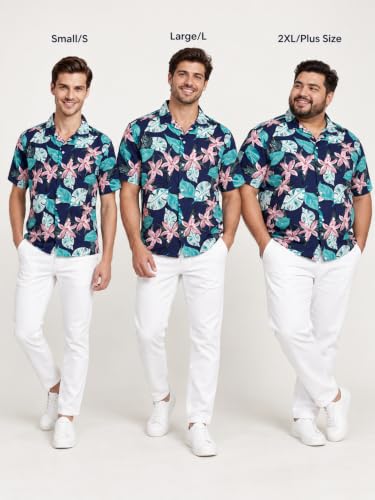 Image of GRECIILOOKS Shirts for Mens | Stylish Shirt for Summer and Vacation | Casual Printed Outfit Men | Trendy Button Down Reguler fit Men`s Shirt | Comfort Rich Formal Shirts