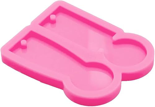 Miniatura 5 de Angel Wings Molde de silicona brillante para resina epoxi, molde de llavero de bricolaje, aretes, molde de silicona de resina para hacer joyas,