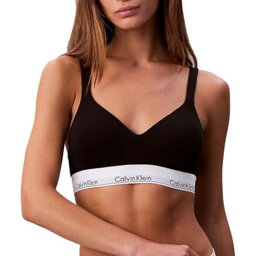 Calvin Klein Brassière Femme Lift avec Basque Emblématique, Noir (Black), S