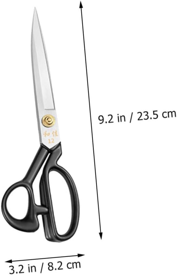 2pcs Heavy Duty Sewing Scissors for Dressmaking and Tailoring Cutters with Sharp White Blades Industrial Shears for Household and Quilting Use