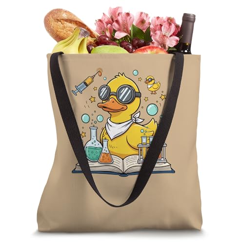 Bolso Tote Divertido Duck Scientist Kids Stem Lab miniatura 4