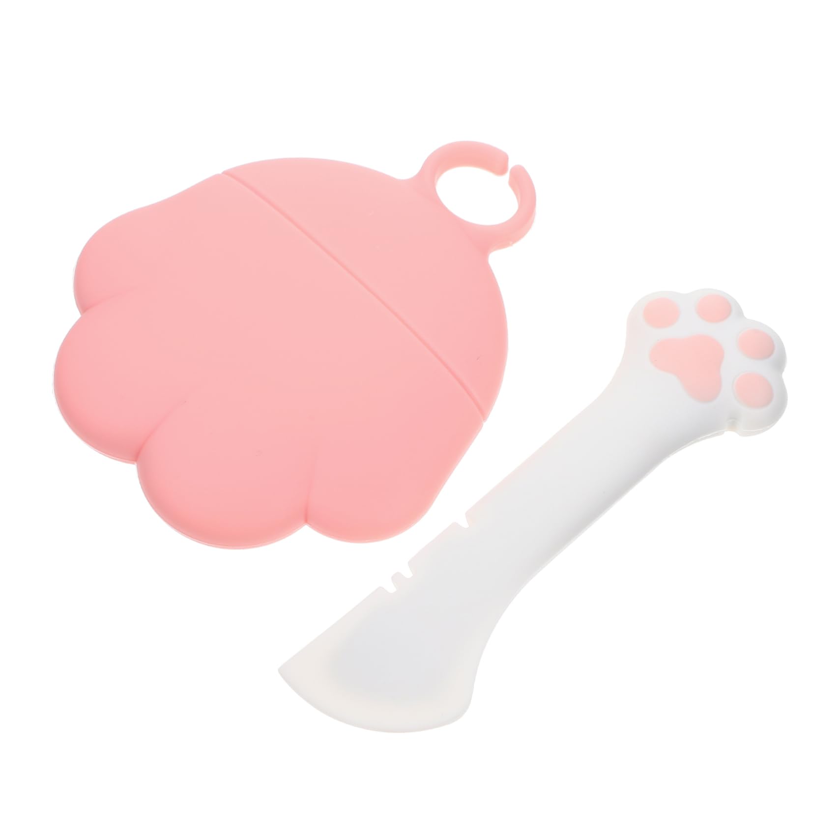 HOLIDYOYO 1Set Pet Food Can Cover with Spoon Cat Food Can Lid Flexible Seal for Freshness for Dispensing for Dogs and Cats