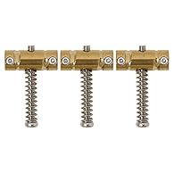 Vintage Tele saddles weren't designed for accurate intonation, but these Gotoh replacements provide precise tuning while keeping the vintage look Unique grooves molded into these saddles move each string's point of contact for more exact intonation t...