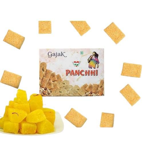 Image of Panchhi Ka Petha COMBO (1Kg Kesar Petha + 500g Kutema Gud Gajak) - Original Agra Petha & Gajak, Traditionally Made with Kesar Saffron (Since 1926) Gajjak Made with Sesame Seeds, Gur & Dry Fruits
