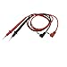 uxcell Pair 4mm Banana Connector Multimeters Meter Probe Test Lead 26" Long