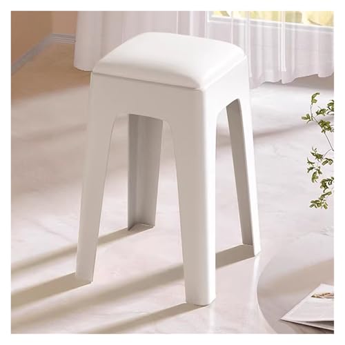 Taburetes apilables, asiento portátil sin respaldo, sillas multiusos para el hogar, escuela, oficina, ideal para uso flexible