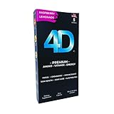4D Clean Energy Drink Mix + Electrolytes + Immune Support + MultiVitamins + Joint and Skin Support (Raspberry Lemonade 5 Pack)