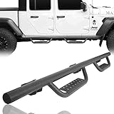 RODEO TRAIL Gladiator Side Steps Nerf Bar Rails Steel Running Boards for Jeep Gladiator JT 2020 2021...