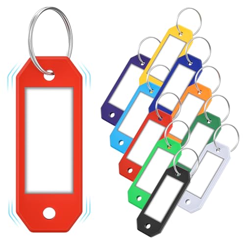 ttstar Hexagon Key Tags with Labels – 10 Pack Color-Coded