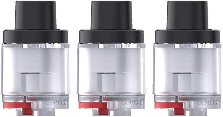 Smok RPM 85/100 Replacement Pod - 3 Pack | Compatible with Smok RPM 85, and RPM 100 Pod | Top Filing | DTL Vaping | 2ml Cartridge No Nicotine (RPM 3 Coil)